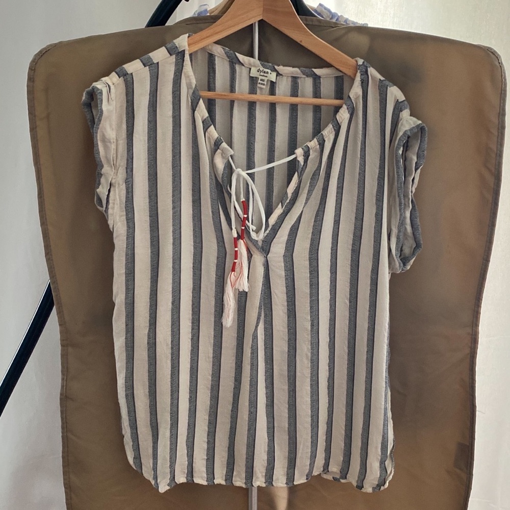 Cropped Sleeve Top by Dylan